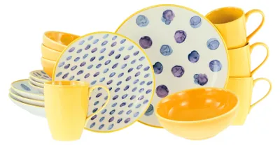 Produktbild von CreaTable, 24176, Maisie Bunt, Kombiservice 16-tlg, Steinzeug