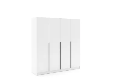 Produktbild von Riva Kleiderschrank - Weiß - 200 x 42 x 245 cm
