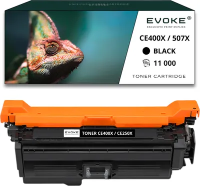 Image de Toner pour HP CE250X / CE400X-CE250X/CE400X CE250X / CE400X noir (black) | Remplacement pour HP LASERJET COLOR M551 M570 M575