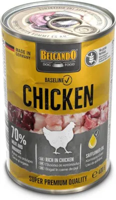 Obrázok produktu pre Belcando Baseline konz. Chicken - Kuracie 400 g