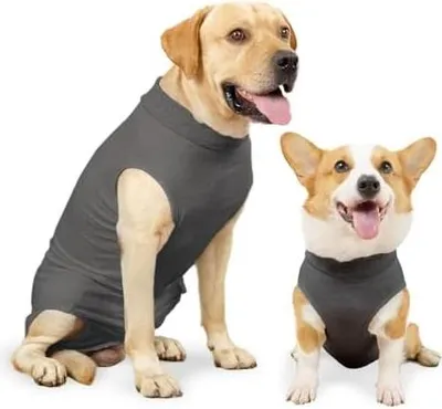 Produktbild von HEYWEAN Hundebody Nach Op Kastration Wundschutzanzüge für Hunde, Professioneller Pet Recovery Suit Hund Medical Shirt, Body Suit nach der Operation Hund Haustier Chirurgenanzug für Hunde