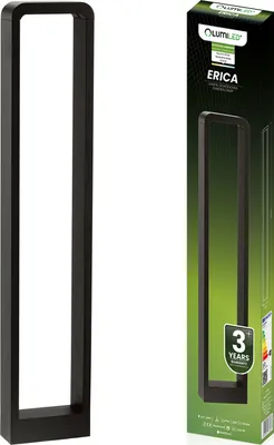 Produktbild von LUMILED Pollerleuchte Außenstehleuchte 80cm Stehlampe Außenleuchte Außenbeleuchtung Wegeleuchte LED IP44 spritzwasserdicht 4000K Neutralweiß