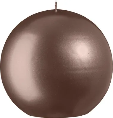 Produktbild von Kugelkerzen Metallic-Lack Matt Mocca Ø 12 cm, 1 Stück