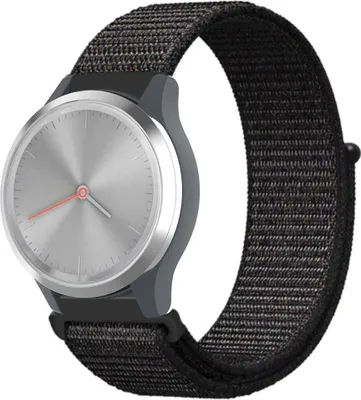 Produktbild von Strap-it Garmin Vivomove 3s - 39mm Nylonarmband - Schwarz