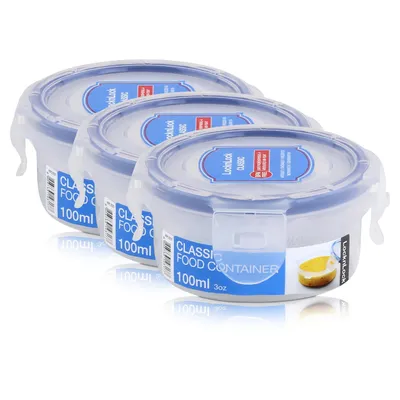 Produktbild von LocknLock Classic HPL931 Frischhaltedose 100ml - Luft und Wasserdicht (3er Pack)