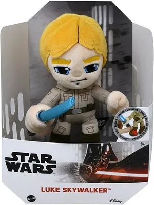 Obrázok produktu pre Star Wars Luke Skywalker plyšová hračka 15 cm pestrofarebná 3 roky pestrofarebná 3 roky