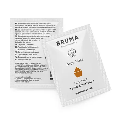 Produktbild von Bruma - Aloe Vera Gleitgel Cupcake-Geschmack 6 Ml