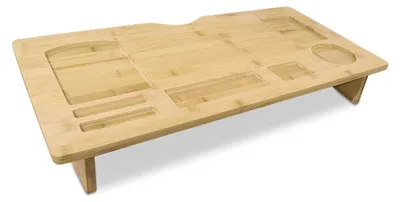 Immagine prodotto di Supporto Monitor 60x30x8 cm con 7 Scompartimenti in Legno