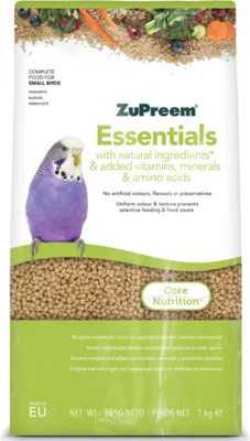 Image de Zupreem Essentials S 1 Kg - Granulés de haute qualité pour petits perroquets