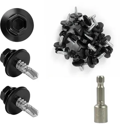 Productafbeelding van Trapeziumvormige Zelfborende Schroeven met EPDM Ringen