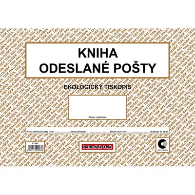Image de ET360 - Kniha odeslané pošty A4