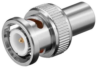 Zdjęcie produktu dla Goobay 11349, BNC, Stal nierdzewna, Żeńska/Żeńska, Prosty, 75 Ω, 1 szt.