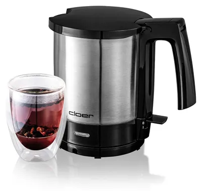 Produktbild von Cloer 4700 Wasserkocher 1,5 l mit herausnehmbarem Kalkfilter, innenliegende Füllmengenmarkierung, Überhitzungs- & Trockengehschutz, 360°-Basis,