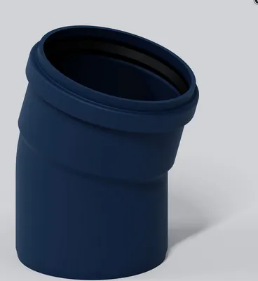Produktbild von Poloplast POLO-KAL NG, Bogen, DN 125, 15, 1 Stk.