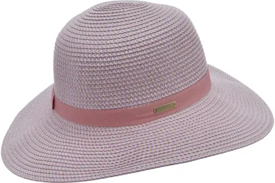 Seeberger knautschbarer Borten-Sommerhut Flapper mit UV-Schutz 30 in lila