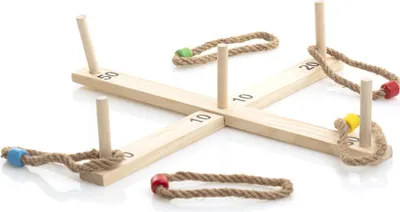 Produktbild von Ringspiel 49,5x49,5cm aus Holz