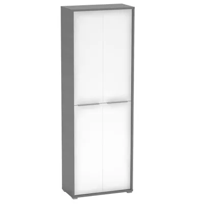 Obrázek produktu pro MOB, Šatní skříň - Hamila NEW TYPE 05 (grafit + bílá)