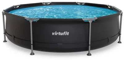 Produktbild von VirtuFit Rundpool – Durchmesser 305 cm x 76 cm – Anthrazit