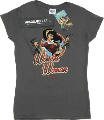 Produktbild von Wonder Woman - "Bombshells" T-Shirt für Damen BI998 (M) (Holzkohle)