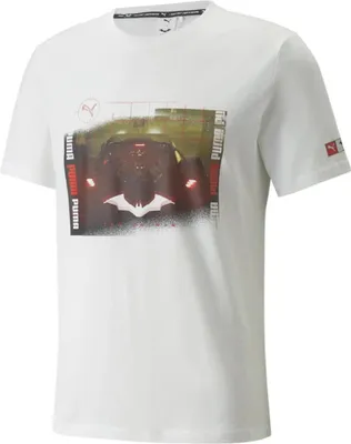 Immagine prodotto di PUMA x BATMAN T-shirt da uomo taglia L - Elegante design di Batman in bianco