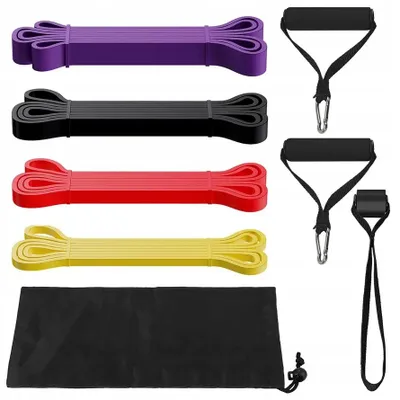Produktbild von LOKOMO Widerstandsband-Set Fitness-Training 4 Stück