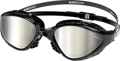 Produktbild von Buddyswim Ozeanx Mirror Schwimmbrille Schwarz  Schwarz One Size