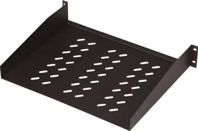 Image de DIGITUS Fachboden 2HE 88x482x552mm bis 25KG schwarz
