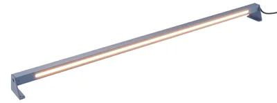 Zdjęcie produktu dla Lampa gruntowa LED, oświetlenie zewnętrzne, aluminium, szary, IP65, L 100 cm