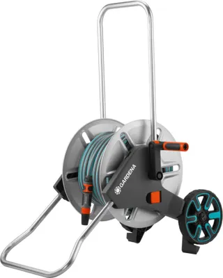 Produktbild von GARDENA Schlauchwagen Metall AquaRoll M Set (20m)