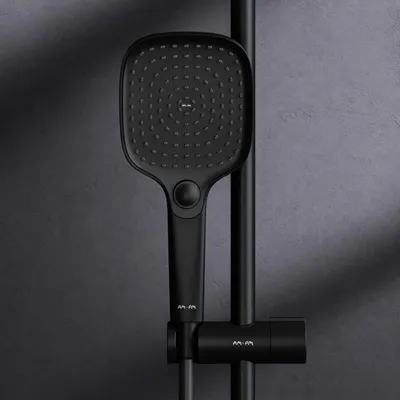 Produktbild von AM.PM Handbrause 3 Funktion Duschkopf Brausekopf Duschbrause Handbrause Hit Schwarz