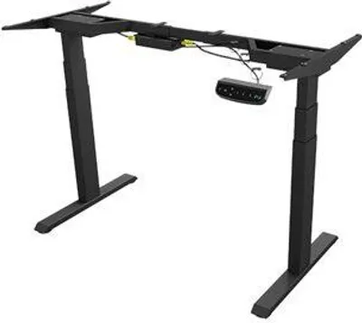 Produktbild von ICY BOX Tischgestell elektr. höhenv. IB-EW206B-T 2 Motoren schwarz