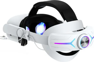 Produktbild von 8000 mAh RGB verstellbares VR-Kopfband für Meta Quest 3 Headset Comfort Strap VR-Zubehör