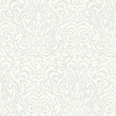 Immagine prodotto di Carta da parati tessile ornamentale Profhome 961932-GU bianco opaco goffrato 5,33 m2