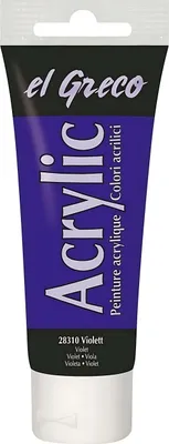 Produktbild von KREUL 28310 el Greco Acrylic Violett 75 ml Tube