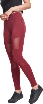 Immagine prodotto di Urban Classics Donna - Leggings TECH MESH port weinrot - XS