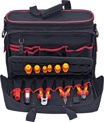 Produktbild von Knipex-Werk Notebook-/ Werkzeugtasche schwarz, 11-teilig 00 21 10 V01