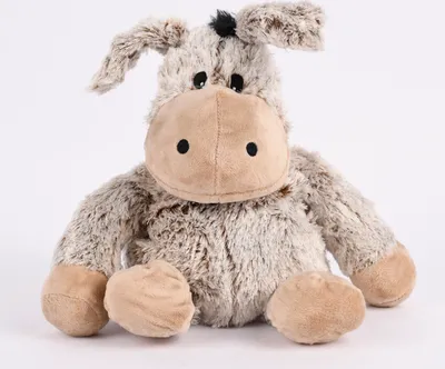 Produktbild von Warmies Wärmestofftier Esel braun beige schwarz meliert Hirse-Lavende