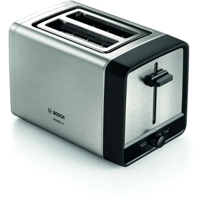 Produktbild von Bosch TAT5P420DE, 2 Scheibe(n), Schwarz, Silber, Tasten, Niveau, Drehregler, CE, VDE, 970 W, 220 - 240 V