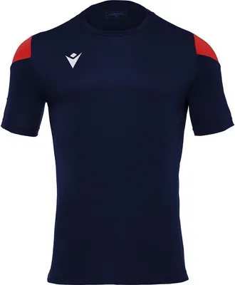 Produktbild von Macron Polis Trikot Kurzarm Herren - Marine / Rot  | Größe: M