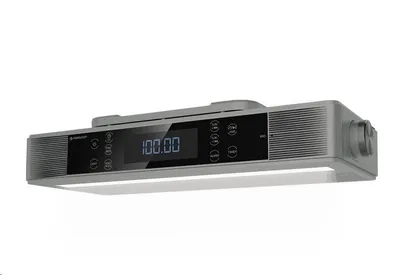 Produktbild von Ferguson Regent Cucina Küchenradio Unterbau Radio mit Bluetooth FM mit Led Leiste Küche, Farbdisplay, Küchen Timer mit 2 Alarmen