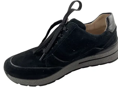 Produktbild von Caprice Damen Sneaker 9-23650-43 Leder Schwarz Weite-H    Gr.39