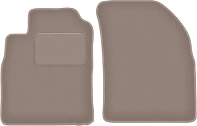 Image de Tapis de sol en velours pour Hyundai Sonata III sedan (1999-2005) - tapis de sol avant LUX beige (2 pièces)