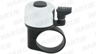 Produktbild von Bike tec mehr Mini Fahrradklingel Miniklingel Alu f. Stangendurchmesser 31,8 mm silber.