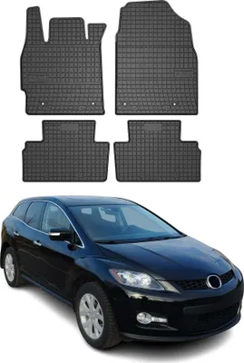 Produktbild von 2006-2009 Mazda CX-7 Fußmatten Gummi Schwarz 4 tlg