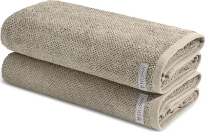Produktbild von Ross Selection 2 X Duschtuch im Set Frottee aus Bio Baumwolle 540 g/m², Weich saugstark und schnell trocknend, Gewebte Bordüre in vielen Farben