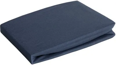 Produktbild von Design91 Spannbettlaken mit Gummizug JERSEY graphit dunkelgrau 140x200 30CM 125