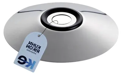 Produktbild von Ersatzscheibe aus Edelstahl, kompatibel mit Duromatic Hotel, INOX und Supreme | INOX Ventilgehäuse mit dekorativer Untertasse und Metallstützen, 95 x 20 x 95 mm