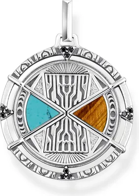 Image de Thomas Sabo - PE951-364-7 - Pendentif - Unie - Argent 925 noirci - Talisman