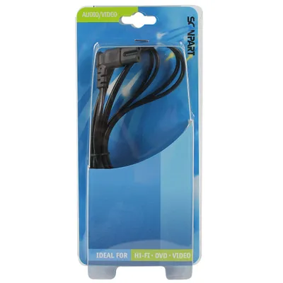 Image de Scanpart Cordon d'alimentation coudé noir 2.0M