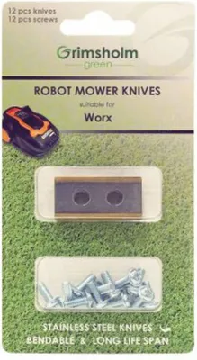 Image de Set de couteaux avec 12 couteaux de rechange et 12 vis Worx Landroid